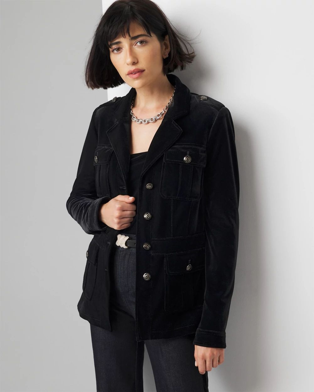Petite safari jacket sale